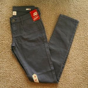 NWT Size 5 Gray Arizona Jean Co Super Skinny Jeans